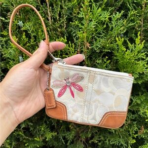 Coach Hampton Dragonfly Wristlet